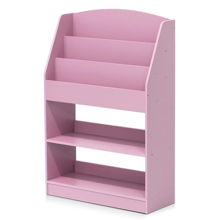 Kidkanac Magazine & Bookshelf With Toy Storage; Pink